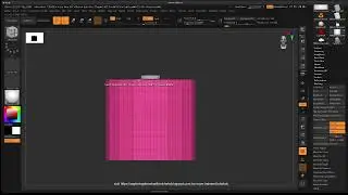 Exploring Zbrush with Michele : Custom skirt curve brush exploration..