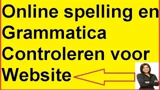 Online spelling en Grammatica Controleren voor Website in het Nederlands