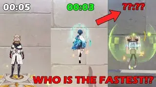 WHO IS THE FASTEST CLIMBER | GENSHIN IMPACT