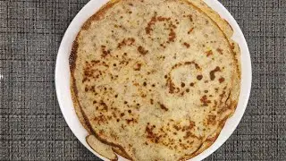 Осталась гречневая каша  - печём блины