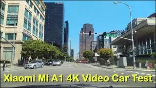 Xiaomi MI A1 4K Video Test - Footage from Car (Bright Sun)