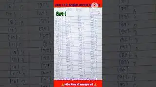 05 February 2024, 12th English Answer key 2024 | Bihar Board 12th English set-I 2024
