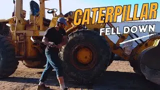Under 20 Minutes Complete Caterpillar 950 Wheel Loader Tire Repair || Wheel Loader Fell Down.