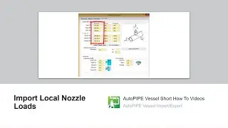 Import Local Nozzle Loads
