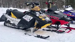 Ski-Doo Factory Mod! A weekend in Gaylord #sledmichigan