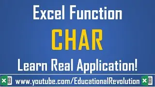How to use CHAR function in Excel ~ Excel Function