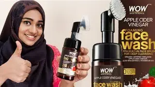 Wow Apple Cider Vinegar Foaming Face Wash | Unisex Face Wash Honest Malayalam Review