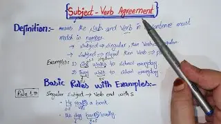 Subject-Verb Agreement With Examples & Quiz Super Easy (No More Mistakes) Tricks That Actually Work!