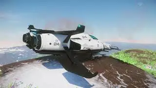 Star Citizen / MISC Razor LX / Test Flight on microTech!