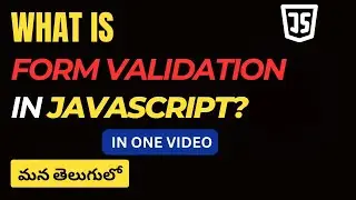 65.What are JavaScript form validations? #weekendcodingintelugu