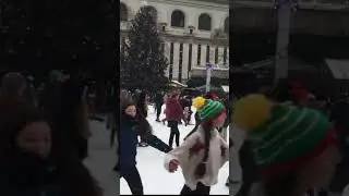 New York Christmas Bryant Park Winter Village Rink    