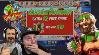 We Hit TWO 10X Stages Twice In One Day - BIG BASS CHRISTMAS DEGEN SESSION