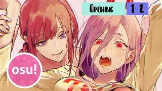 Osu! CHAINSAW MAN Ending 12 | Fight Song by Eve | 3 GLOBAL 🌏