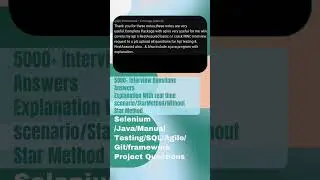 Automation Testing Interview Questions 