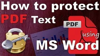 How to create password protected PDF files in MS Word