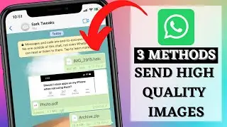 How To Send WhatsApp Photos/Videos in iPhone without Loosing Quality
