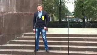 Выступление А.Самохина на митинге за создание приюта для животных в Рязани