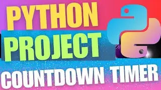 Python Beginner Project|Build Countdown Timer  #pythonprojects  #python #pythontutorial