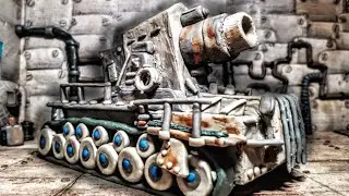Как сделать KARL - Stopmotion, Покадровая лепка - Мультики про танки