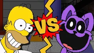 M.U.G.E.N. Battles | Homer Simpson vs Catnap | The Simpsons vs Poppy Playtime