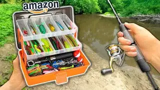 Is a LOADED Amazon Tackle Box a SCAM?? (Fishing Experiment)