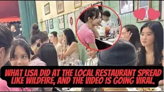 What Lisa Did at the Local Restaurant Spread Like Wildfire, and the Video Is Going Viral.