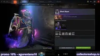 Silent Slayer set for Silencer DOTA 2 TI10 Collector's Cache