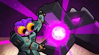 POWER ARMOR vs ENDER DRAGON! (Scramble Craft)