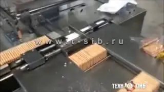 Упаковка конвертом печенья на ребре. Упаковочная машина X-FOLD