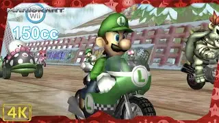 Mario Kart Wii for Wii ⁴ᴷ Full Playthrough (All Cups 150cc, Luigi gameplay)