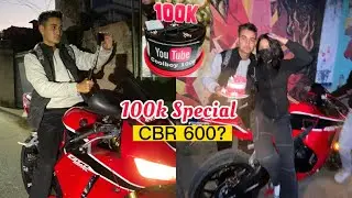 She Surprised me with this😳❤️ #100k @deekshyashahiofficial  CBR 600