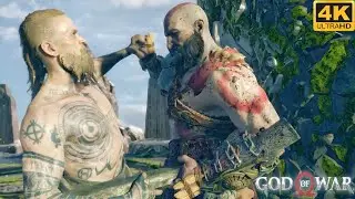 Watch Kratos and Baldur Epic War in God of War 4! #godofwar #godofwarragnarok