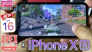 APEX Legends Mobile GAMEPLAY on iPhone XR in 2022!? | (MAX GRAPHICS & FRAME RATE) iOS 16 Update