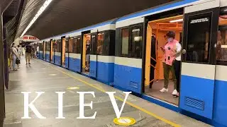 KIEV 2021 UKRAINE METRO / МЕТРО в Киеве 2021 Украина
