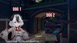 Dog To Dog Conversation. Coralie and Duonigue Can't Fool Each Other | Honkai Impact 3rd
