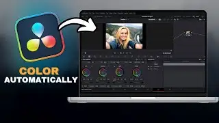 How To COLOR CORRECT Automatically In Davinci Resolve in SECONDS!