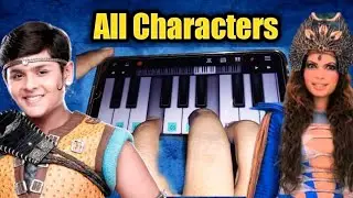 Baal Veer Drama(All Characters)BGM Mobile Piano__Cover By Walk Band