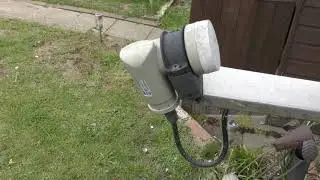 Receiving Es’hail 2  QO-100  using my motorised satellite.