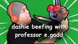Dashie beefing with Professor E. Gadd-Luigi's Mansion 2