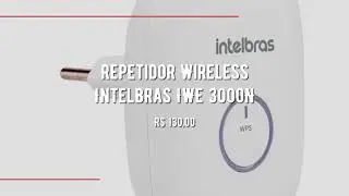 Charcom - Repetidor Wireless Intelbras IWE 3000N
