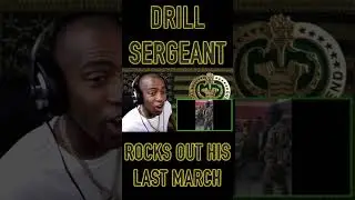 DRILL SERGEANT ROCKS HIS LAST MARCH #army #soldier #drillsergeant #navy #airforce #marines #shorts
