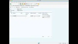 5.4 Post physical inventory difference using T-code: MI07
