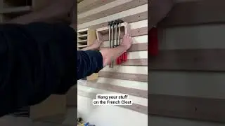 Simple French Cleat System DIY Build