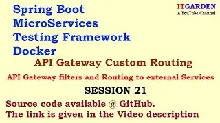 Spring  Boot Micro Services API Gateway Custom Routing. Routing to external service - Session 21