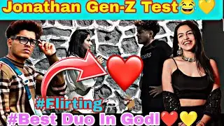 Sharkshe Taking Jonathan Gen-Z Test😂😳 | Full Flirting with Godl Jonathan💛😂
