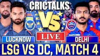 Live: LSG vs DC, IPL 2025 4th Match, Vizag | Live Scores & Commentary | Lucknow vs Delhi | Last 5