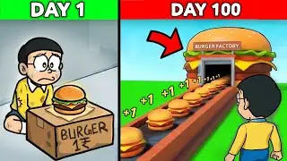 Nobita Opened Burger Shop in Roblox 🤑