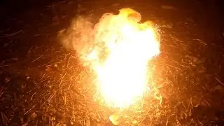 Удачное горение алюмния. Серебрянка и алебастр. Альтернативный состав