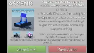 Gumball Factory Tycoon | 1000 rebirths = Ascension
