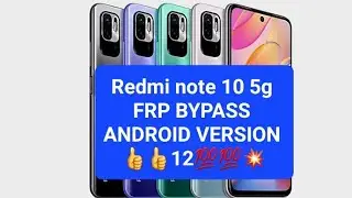 Redmi note 10-5G Google account frp bypass All redmi MIUI 12.5.3.0 frp bypass how to remove frp 2023
